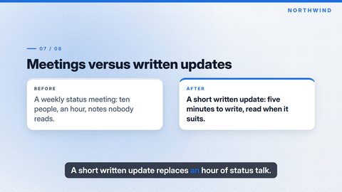 Clean template, Comparison layout, 16:9