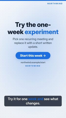 Clean template, Closing button layout, 9:16