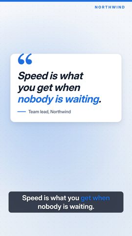 Clean template, Quote callout layout, 9:16