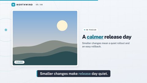 Signal template, Image with caption layout, 16:9