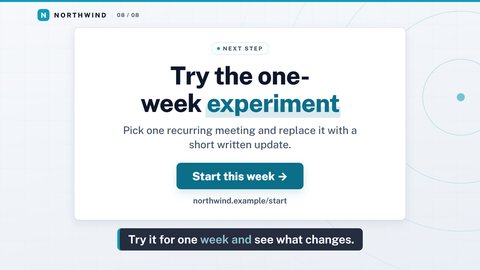 Signal template, Closing button layout, 16:9
