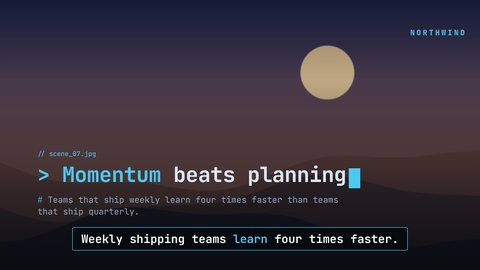 Terminal template, Full-bleed image layout, 16:9