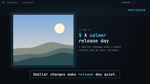 Terminal template, Image with caption layout, 16:9