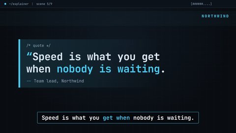 Terminal template, Quote callout layout, 16:9