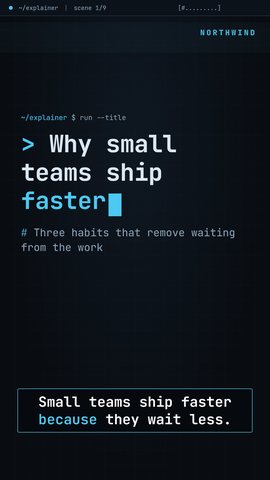 Terminal template, Title layout, 9:16